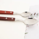Axyaa Stainless Steel Silverware Set - 4/6/10Pcs Dinner Spoons Cutlery Kitchen Dinnerware