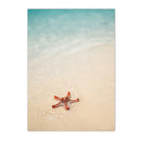 Axyaa Seaside Coconut Tree Canvas Painting: Nordic Beach Wall Art Print