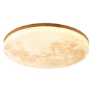 Axya Solid Wood LED Ceiling Lamp for Home Decor, 12W-36W, Moon Design