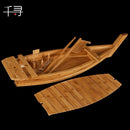 Axya Wooden Sushi Boat Set: Luxury Sashimi Platter Tableware for Japanese Cuisine