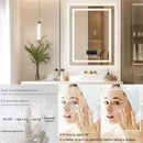 Axyaa Smart LED Bathroom Mirror with Bluetooth Speaker & Anti-Fog