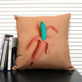 Axyaa Cactus Pineapple Pattern Cushion Cover 45x45 Linen Pillowcase