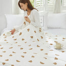 Axyaa Bamboo Fiber Summer Cool Quilt Blanket Single Thin Nap Air Conditioner Blanket