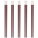 Axyaa Alloy Chopsticks Set for Tomatoes on Sticks, Anti-Slip Sushi, Holiday Parties