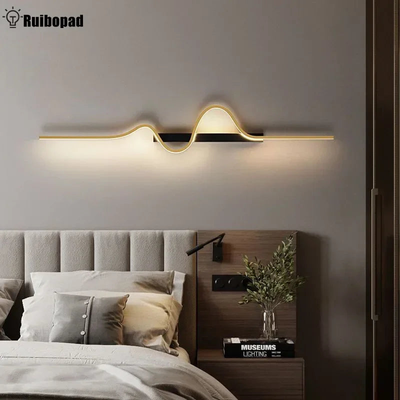 Axyaa Modern LED Wall Lamp for Living Room Office Bedroom Interior Lighting