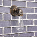 Axyaa Industrial Iron Pipe Wall Sconce for Bedroom, Bar, Restaurant, and Cafe