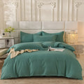 Axyaa 2024 Luxury Cotton Thickened Solid Color Four-Piece Set