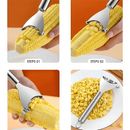 Axyaa Stainless Steel Corn Stripper & Peeler Tool for Kitchen Gadget