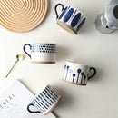 Axyaa Hand-painted Coarse Pottery Water Cup - Set of 2