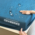 Axyaa Quilted Mattress Protector: Waterproof, Non-Slip, Breathable, Anti-Mite, Anti-Bacterial