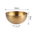 Axyaa Stainless Steel Ramen Bowl - Stylish Kitchen Tableware and Utensil
