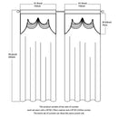 Axyaa Luxury Jacquard Curtains for Living Room - Complete Home Decor Solution
