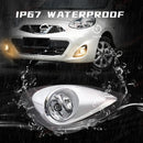 Axyaa Car Fog Lamps Daytime Running Lights for Nissan March Micra 2013-2016