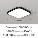 Axyaa Modern LED Ceiling Lamp 5 Colors for Living Room Bedroom Lighting