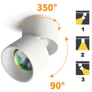 Axyaa LED Down Lamp for Interior Surface Mount or Recessed Ceiling Lighting