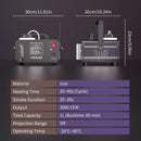 Axyaa 1200W RGB LED Fog Machine with Magic Ball Effect Lights