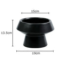 Axyaa Ceramic Vase: Circular Desk Decoration for Floral Arrangements
