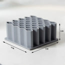 Axyaa Wave 5-Tier Desk Organizer: Stackable Stationery Storage Rack for Office Supplies