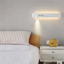 Axyaa Long Strip Wall Lamp with Switch - Nordic Style Bedside Background Light