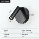 Axyaa LED Wall Lamp with Switch for Bedroom Hotel Decor