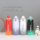 Axyaa Insulated Stainless Steel Water Bottle with Double Spout & Spring Lid