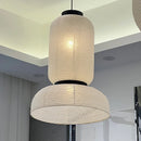 Axyaa Japanese LED Rice Paper Chandelier Pendant Lamp Modern Ceiling Lighting