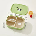 Axyaa 3-Grid Microwave Lunch Box Stackable Food Container