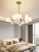 Axyaa Glass Ball Chandelier Pendant Light for Home Decor