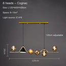 Axyaa Nordic Bean Bubble Chandelier: Creative LED Pendant Light for New Restaurant and Bar Counter
