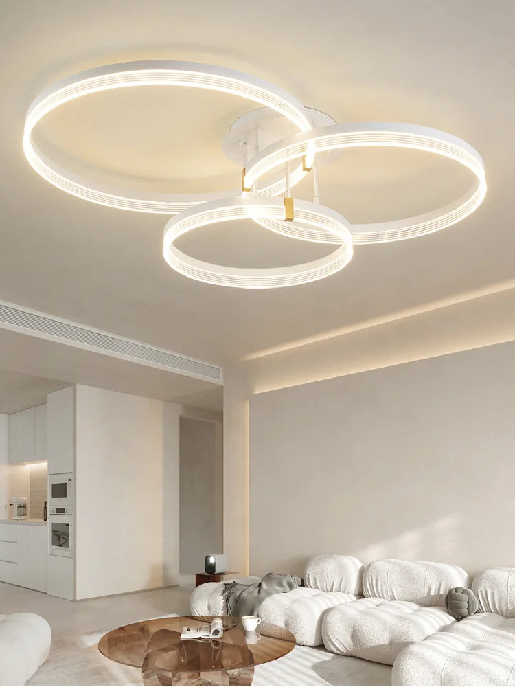 Axyaa 2023 Nordic LED Ceiling Lamp for Modern Living Room and Bedroom