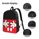 Axyaa Mickey Mouse Kids Backpack Lunch Box Pencil Boxes Set for Preschool School Bag