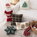 Axyaa Embroidered Snowflake Throw Pillowcase for Sofa Decor