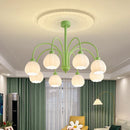 Axyaa Kids' Pumpkin Green Chandelier