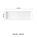Axyaa Colorful Ceramic Rectangular Snack Plate & Storage Tray.