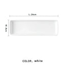 Axyaa Colorful Ceramic Rectangular Snack Plate & Storage Tray.