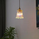 Axyaa Glass LED Pendant Lamps - Copper Nordic Hanging Light Fixtures