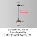 Axyaa LED Pendant Light: Modern Minimalist Lighting Fixture for Home Decor