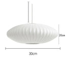 Axyaa Silk Pendant LED Chandelier: Handmade, Wabi-sabi Style for Elegant Dining Room Lighting