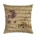 Purple Lavender Floral Pillowcase for Home Decor by Axyaa