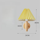 Axyaa Paper Umbrella LED Wall Lamp - Japan Style Bedroom Livingroom Lighting