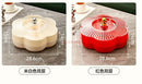Axyaa Melon Seeds and Nuts Tray for Living Room Snacks and Dim Sum Organizing