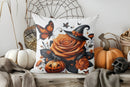 Halloween Rose & Butterfly Pillow Cover by Axyaa for Sofa, Bedroom, Car