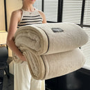 Axyaa Fluffy Fleece Half Sides Blanket for Warmth, Sofa Throws, Napping, & Shawl