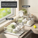 Axyaa 2-Tier Dish Drainer Rack with Drained Board