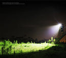 Axya High-Powered LED Rechargeable Flashlight, Waterproof Tactical Torch