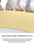 Axyaa Crystal Ceiling Light: Minimalist Nordic Bedroom Fixture