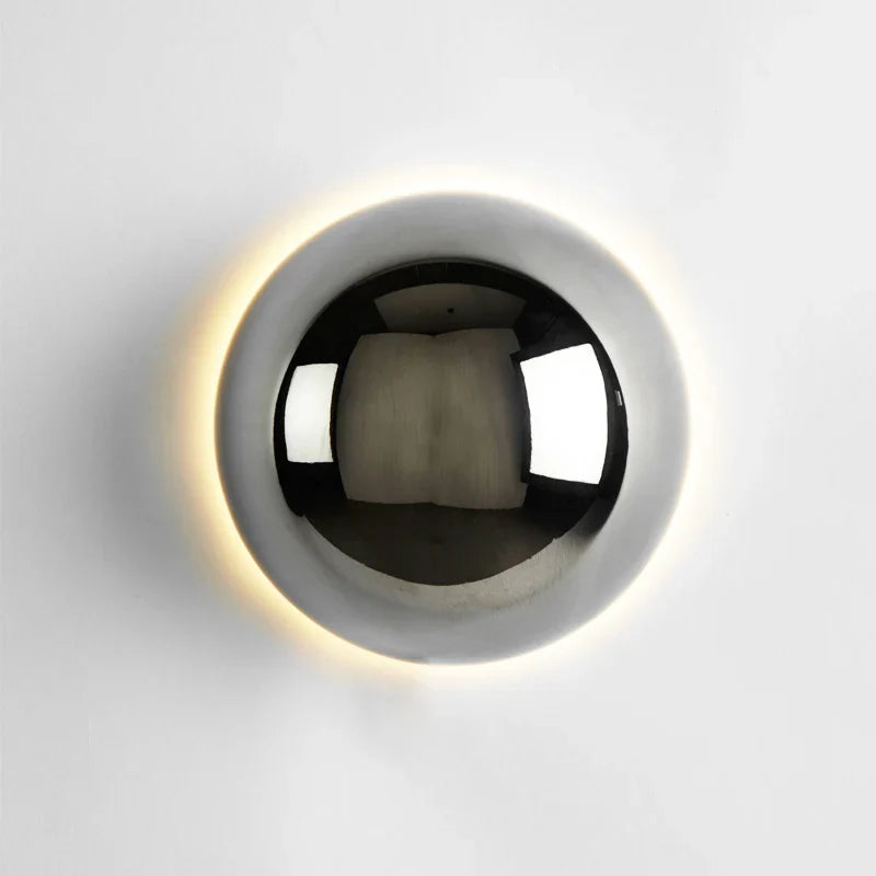 Axya Solar Eclipse Round Wall Lamp Medieval Modern Minimalist Luxury