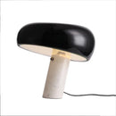 Axyaa Mushroom Style Glass Body Table Lamp Luxury Design for Bedroom and Living Room