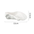 Axyaa Ceramic Seasoning Plate Set of 1 - Solid Color Cutlery Dinner Plates