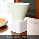 Axyaa Retro Ceramic Latte Cup, 215ml - Home Art Decorative Porcelain Cup